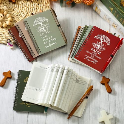 Kosiz Christian Gifts Bulk Prayer Journals with Pens,40 Pcs,Retro Color - color: Retro Color