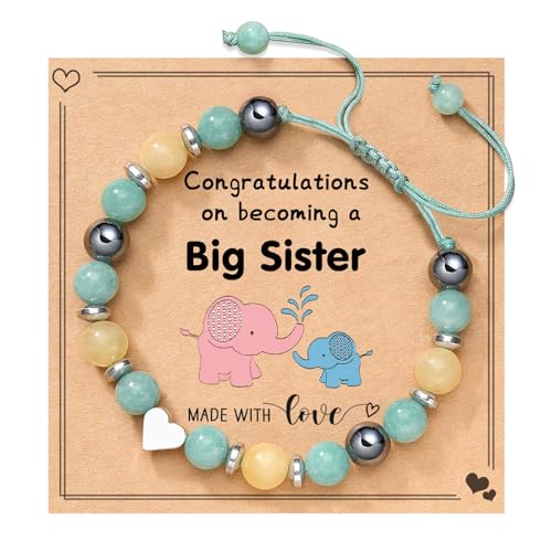UPROMI To My Daughter/Granddaughter/Niece Bracelet Gifts for Girls - style: Become A Big Sister