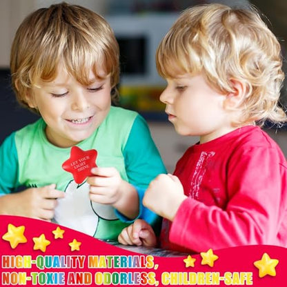 64 Pcs Christian Star Stress Balls Bulk for Kids Jesus Bible Quotes Motivational Balls Mini Foam Stress Relief Star Ball Toy Colorful Squeeze Fidget Office Stress Anxiety Relief Toy Party Favors
