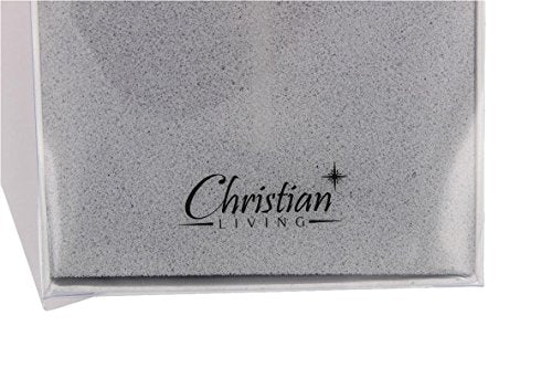 Christian Living Silver Toned Girl Wall Cross Infant Blessing Baby Plaque Wall Decor Hanging Gift