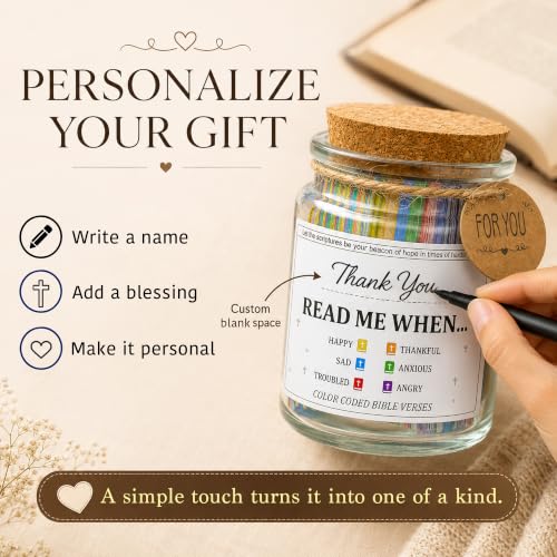 Read Me When Bible Verse Jar for Daily Encouragement