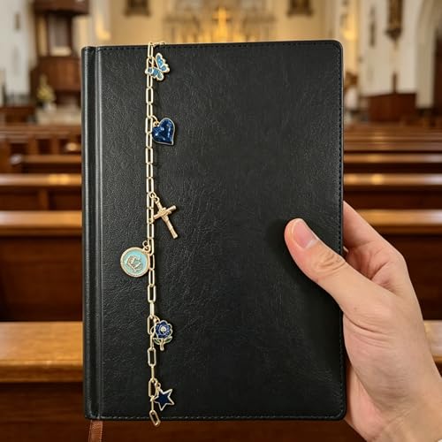 Bible Charm Chain,Scripture Bookmark Accessories for Bible Study (Style G) - style: Style G