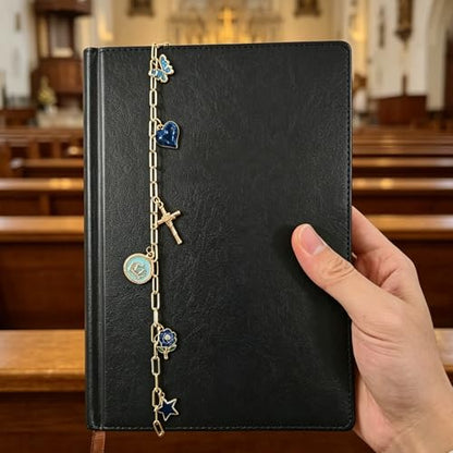 Bible Charm Chain,Scripture Bookmark Accessories for Bible Study (Style G) - style: Style G