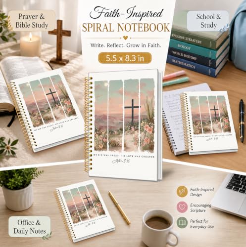 Bible Journal for Women, Christian Gifts for Women - color: Bible Journal for Women-white