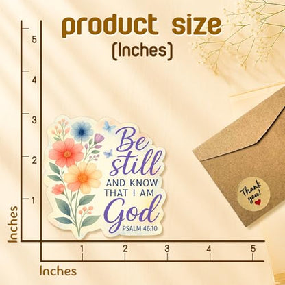 4 Pcs Christian Motivational Sticker for Women - Bible Verse Vinyl Stickers - color: Bible Verses 1