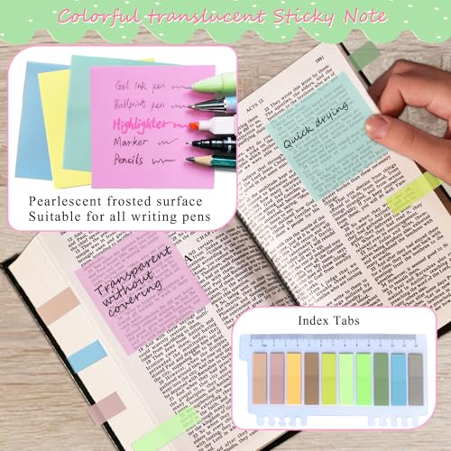47Pcs Bible Study Guide,Bible Journaling Supplies Kit for Women, Green - color: Green