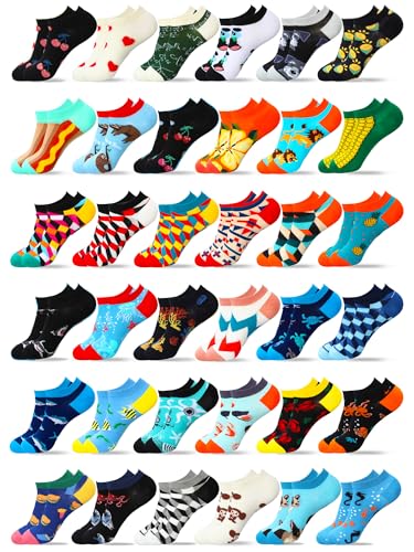 Vabean 36 Funny Men's Socks - color: Fun Pattern