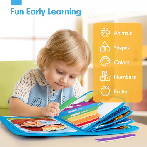 hahaland Noah's Ark Toy Busy Book for Toddlers 1-3 - Baptism Gifts for Boys - style: Noah's Ark