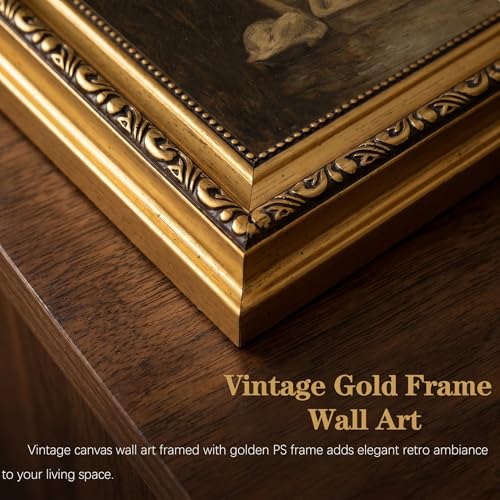 How Lucky Are We Gold Framed Wall Art12x16in - color: Gold Framed-10, size: 16"L x 12"W