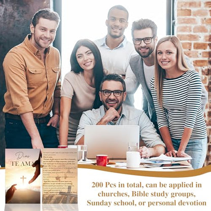 Spanish Gospel Tract Cards Dios Te Ama, Evangelism Bible Verse Cards - color: Dios Te Ama