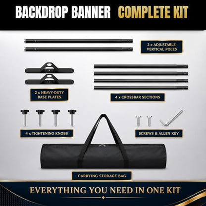custom backdrop banner stand by BCB custom banner with stand Printed in USA - color: Backdrop Banner with Stand