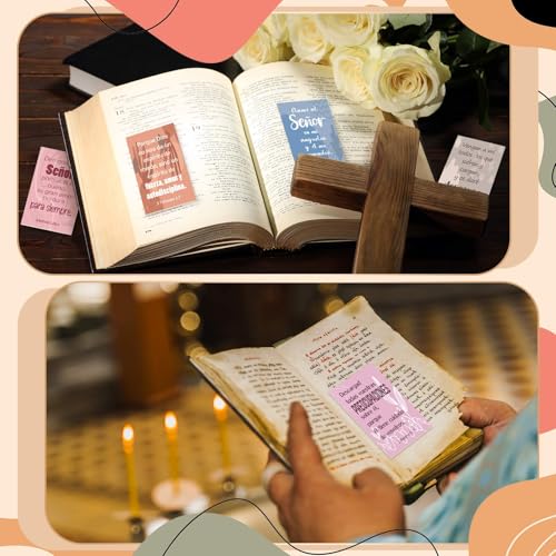 240 Pcs Spanish Bible Verse Cards Greeting Christian,Boho - style: Boho