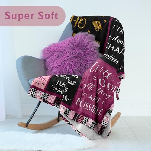 Lcobion Christian Gifts for Women, Religious Christian Blanket 50" X 60" - color: Christ Gifts, size: 60"*50"