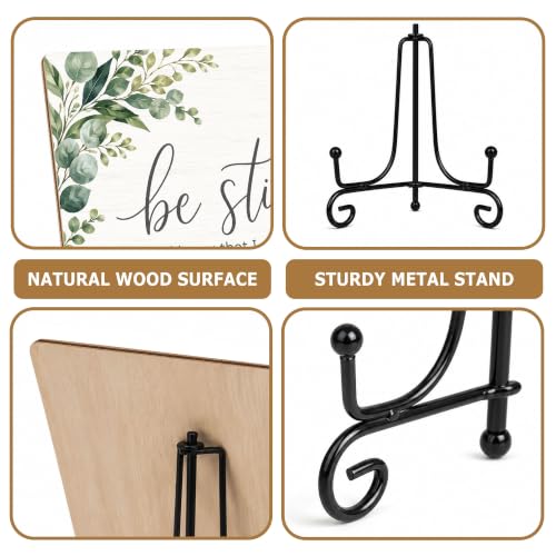 Be Still and Know That I Am God Wood Sign 5.1" Christian Decor(035 - color: Be still6