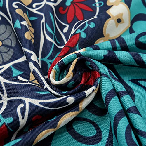 Yeieeo Boho Scarf for Women Lightweight Floral Printed Scarf Fall Winter Fashion Fringed Shawl - color: Floral 24