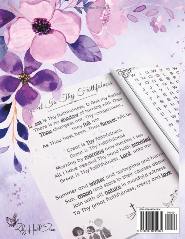 Christian Hymn Word Search: Extra-Large Print Puzzles featuring Timeless Hymns