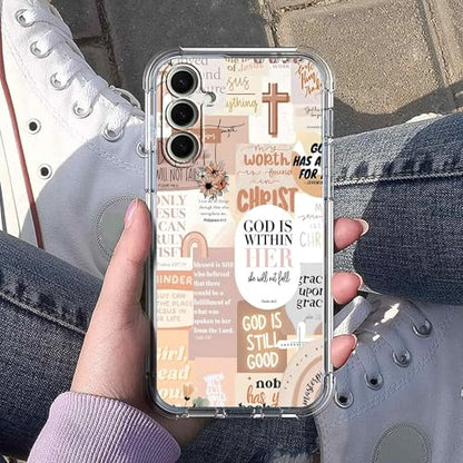 God with Us Case for Samsung Galaxy S26 Plus,Christian Quote,Trendy Cool Soft TPU Bumper Cover for Samsung Galaxy S26 Plus - color: Religion2