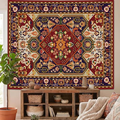 Apdidl Boho Hippie Wall Tapestry for Bedroom, Mandala Indian Tapestries - color: Boho Tapestry, size: 79"L x 60"W