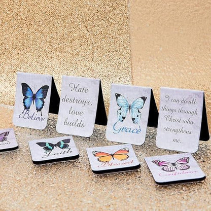 Zonon 12 Pcs Bible Verse Magnetic Bookmarks Christian Scripture Markers