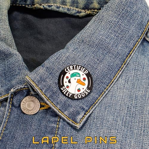 Enamel Pins, Jesus Christ & Cross Pins for Backpacks, Christian Religious God Faith Lapel Pin, Catholic Bedge Brooch for Lanyard, Bag, Hat, Clothes, Jacket, Vest. - style: Silly Goose