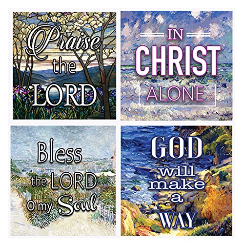 NewEights Christian Bible Verses Scriptures Planner Stickers (20 Sheets)