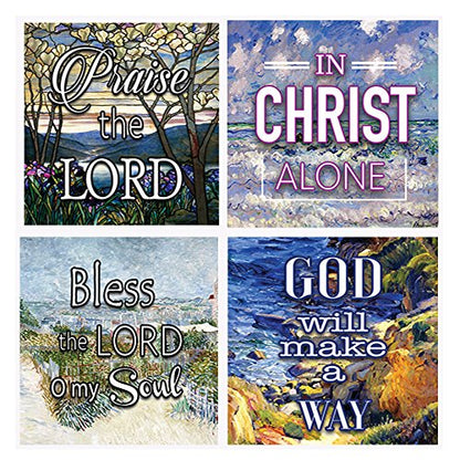 NewEights Christian Bible Verses Scriptures Planner Stickers (20 Sheets)