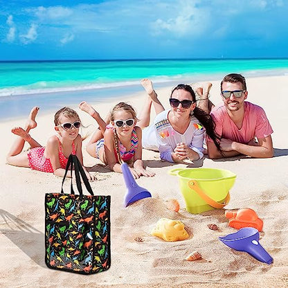 Kids Cute Tote Bags for Boys Girls Ages 4-16,Handbags with Pencil Case, Book Tote Bags with Zipper for School and Playtime (black) - color: Black