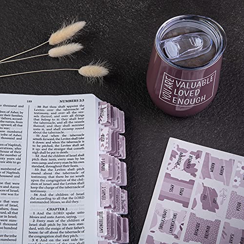 DiverseBee Laminated Bible Tabs for Women and Men (Amethyst) - color: Amethyst