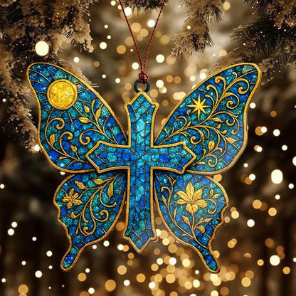 Butterfly Gifts for Women – Butterfly Suncatcher Inspirational Spiritual Gifts for Women 2026 for Christmas Mothes Day, Christian Gift Religious Gift Women Birthday Gifts, Valentines, Mothers Day - color: Butterfly 2
