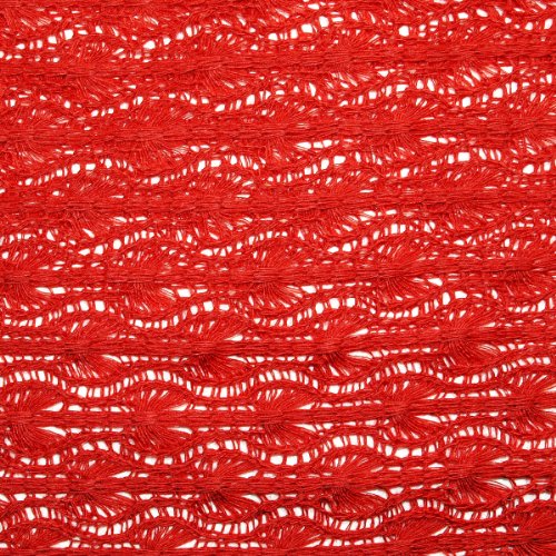 TrendsBlue Premium Solid Color Knit Infinity Circle Scarf - color: Red