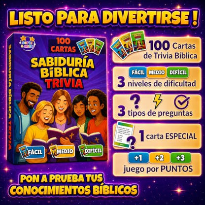 Juego de cartas en español Cristiano - Juegos Cristianos Educativos