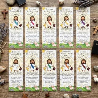 Jesus Loves You Figures Bookmarks - Cosmisun 200 Pcs Christian Religious Bookmark Paper Bible Verse Book Marks Page Marker Gifts for Women Men Sunday School Church Book Lovers Reading Party Rewards - color: Jesus Loves You