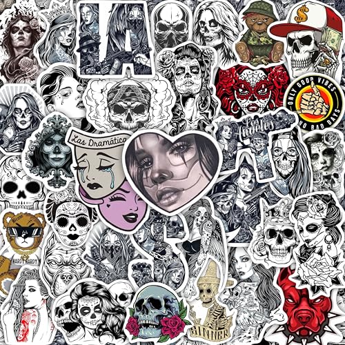 100Pcs Chicano Stickers Old, Chicano Phone Case Stickers, Mexican Decals for Water Bottles, Laptops Decals, Gifts for Women & Men - color: Chicano Stickers
