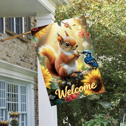 Large House Flag Spring Summer Garden Flag 28 x 40 Double Sided - color: Spring-28 x 40"