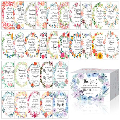 Estune 240 Pcs Bible Verse Cards bulk with Full Scripture, Fresh Style - style: Fresh Style