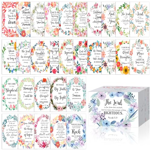 Estune 240 Pcs Bible Verse Cards bulk with Full Scripture, Fresh Style - style: Fresh Style