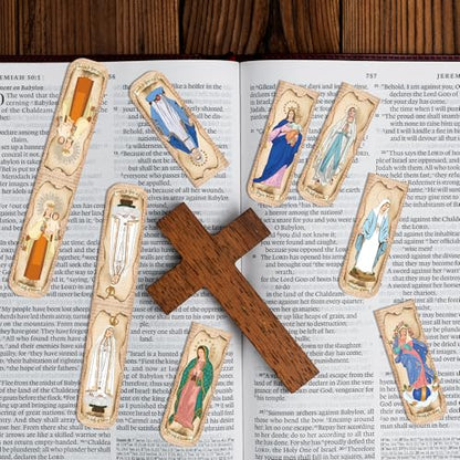 Virgin Mary Magnetic Bookmarks, Catholic Book Marks for Bible Study - style: Virgin Mary