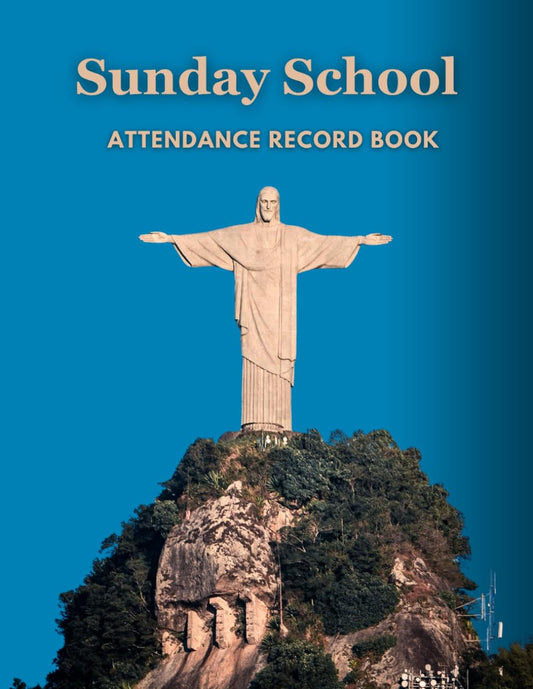 Sunday School Attendance Record Book: Attendance Register Chart Record- Tracker for Sunday School Attending | With Sunday School Teacher Planner | ... school record book | Sunday school gifts