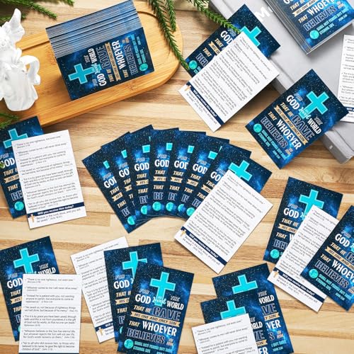 200 Pcs Gospel Tracts Salvation Cards KJV,God's Way of Salvation - style: God's Way Of Salvation