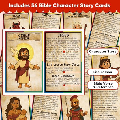 Garybank Bible Game for Kids - Make 10 Game with Bible Character Learning