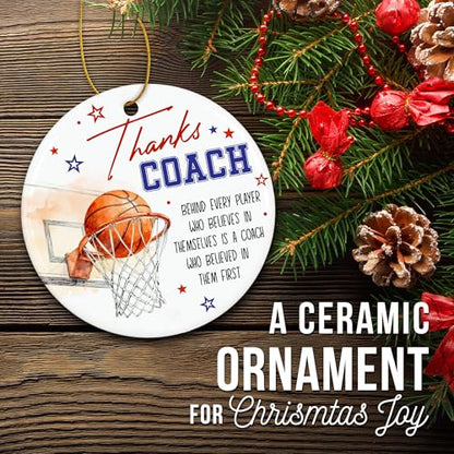 Basketball Coach Ornament 2026, Coaches Christmas Ornament for Men,Women - color: Basketball Coach