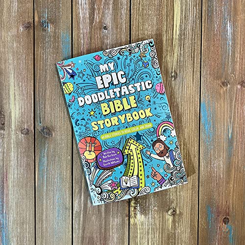 My Epic, Doodletastic Bible Storybook: 60 Bible Stories to Read, Color, and Draw
