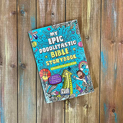 My Epic, Doodletastic Bible Storybook: 60 Bible Stories to Read, Color, and Draw