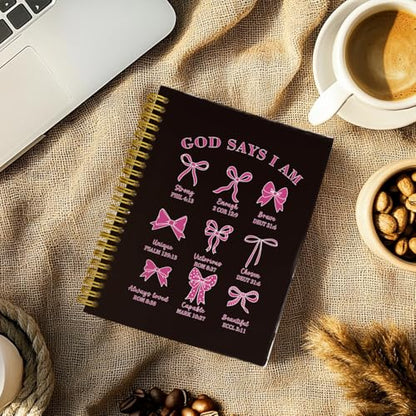 THDSE Black Pink Bible Journal for Women, Prayer Journal for Teen Girls - color: BlackPink