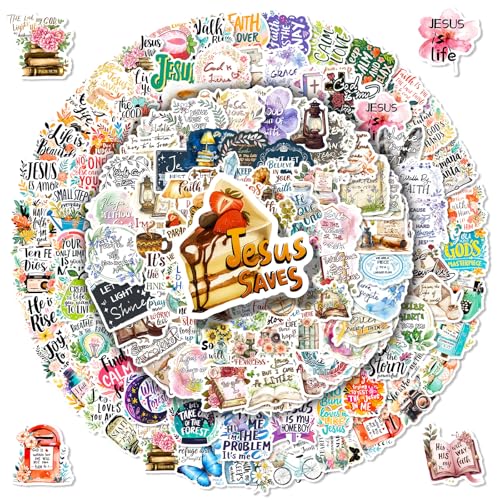 Inspirational Stickers:Motivational Quote Stickers Pack for Adults Teens Kids Students Teachers, (150PCS Bible Verse Stickers, 1)