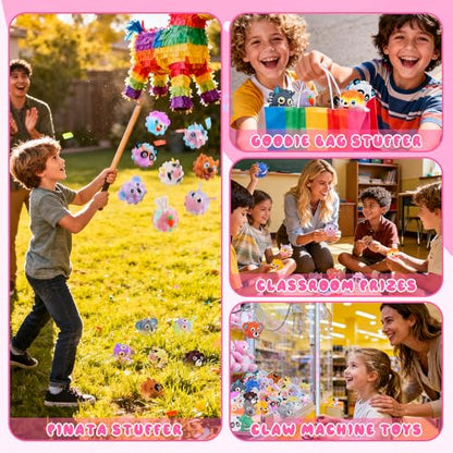 KissFree 36 PACK Animal Pop Balls Party Favors for Kids, 3D Pop Fidget Balls Toys Bulk, Gifts for Boys & Girls, Goodie Bag Stuffers, Pinata Stuffers, Treasure Box Toys, Prizes for Kids - style: 36PCS Animal Pop Ball