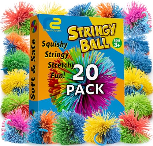 Stocking Stuffers & Sensory Toys for Kids 20 Pack - Boo Basket Stuffers For Kids Ages 4 5 6 7 8 9 Year Old Gift Idea - Best Birthday Toddler Gifts for Boys & Girls - Monkey Pom Balls Fidget Toys Party - style: 20 Pack