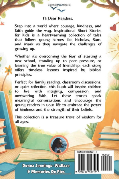 Inspirational Short Stories for Kids: Short Stories with Bible Verses for Children | Courage, Kindness and Faith