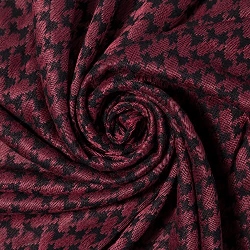 Aonal Military Shemagh Tactical Desert Scarf, Keffiyeh Scarf for Men - color: Red