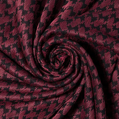 Aonal Military Shemagh Tactical Desert Scarf, Keffiyeh Scarf for Men - color: Red